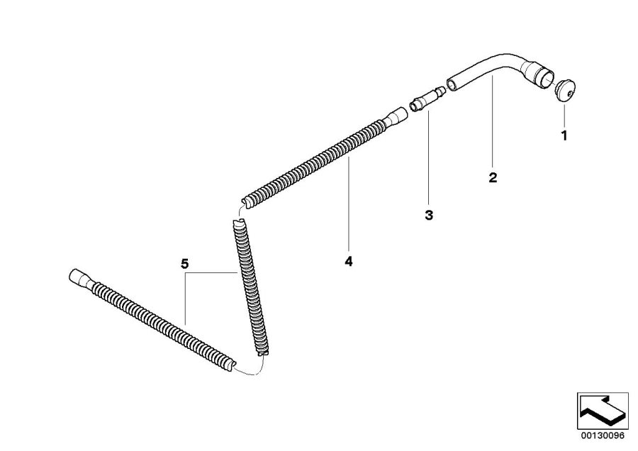 Diagram Single parts for rear window cleaning for your 1996 BMW 325i   