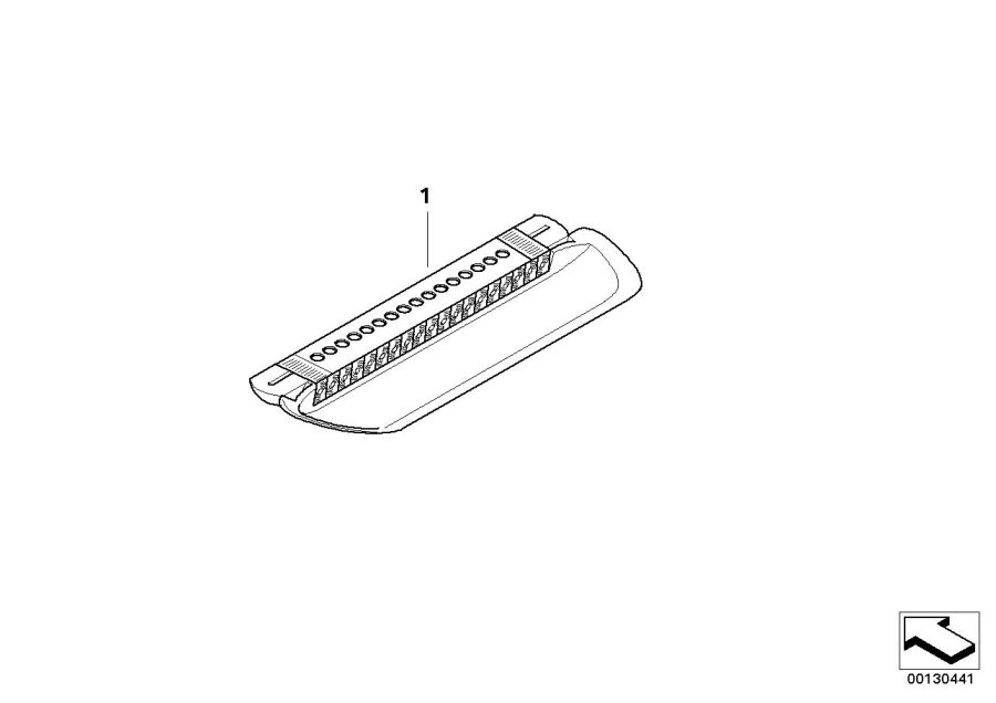 Diagram Third stoplamp for your BMW