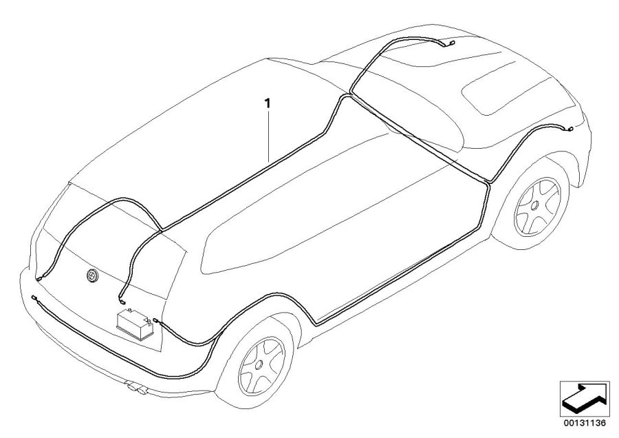Full size assembly image of Main wiring harness (1/1)