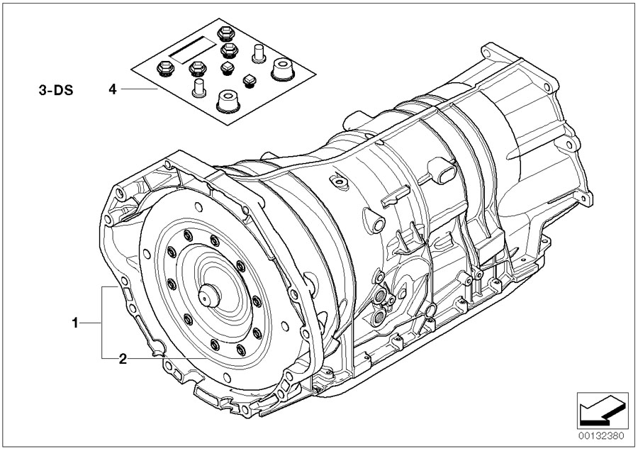 Diagram Automatic transmiss. GA6HP26Z - 4-WHEEL for your 2019 BMW M2 Competition   