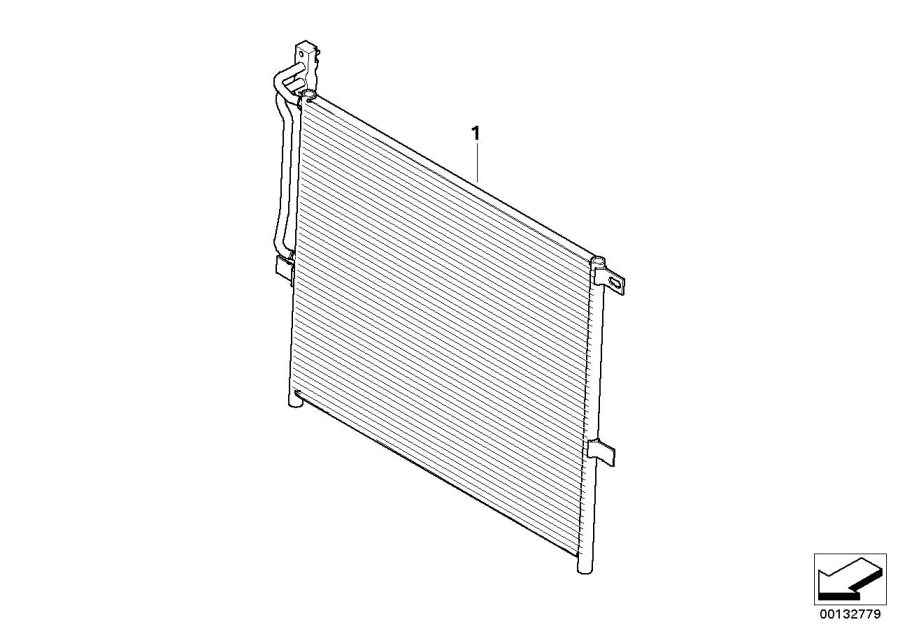 Diagram Condenser air conditioning for your BMW M3  