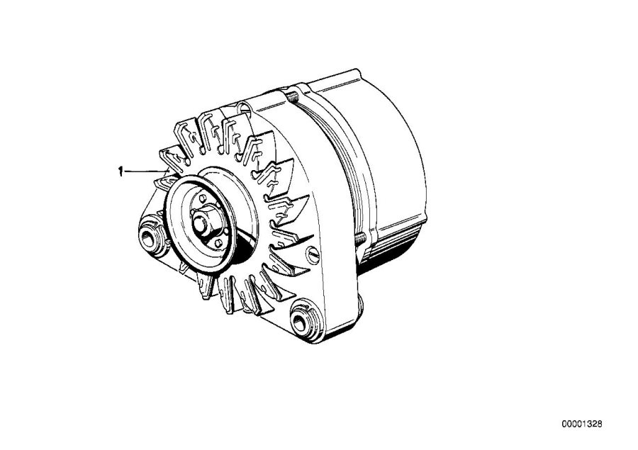 Diagram Alternator for your BMW M6  