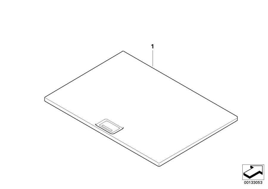 Diagram Retrofit double-face trunk floor for your BMW