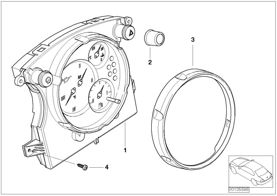 Diagram Instrument cluster Chrono Paket for your MINI