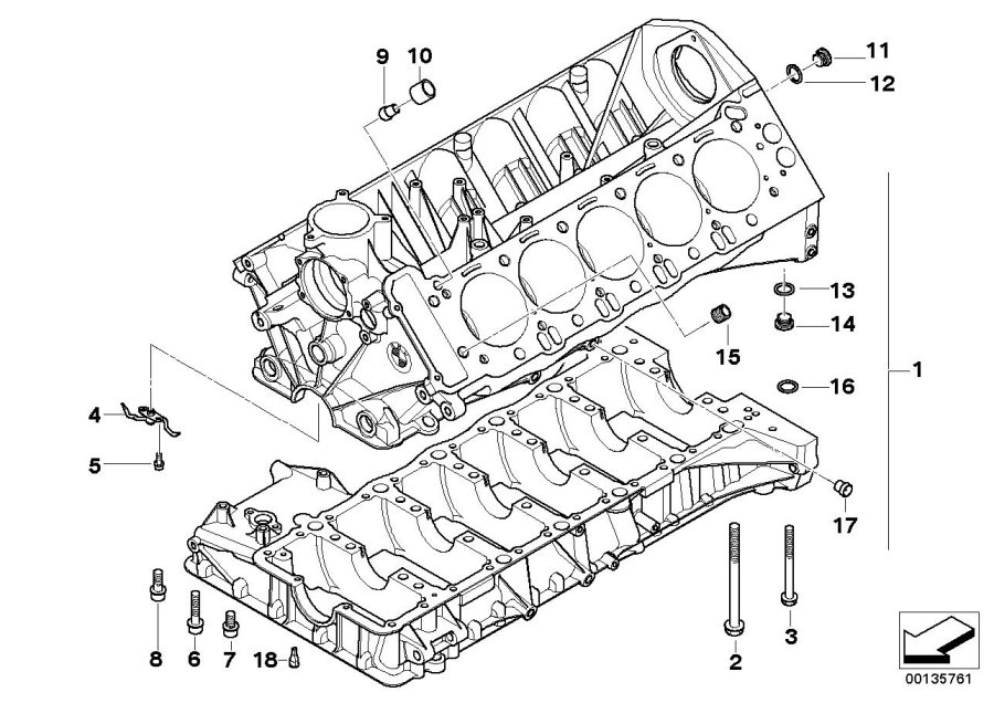 Diagram Engine Block for your 2018 BMW M4   