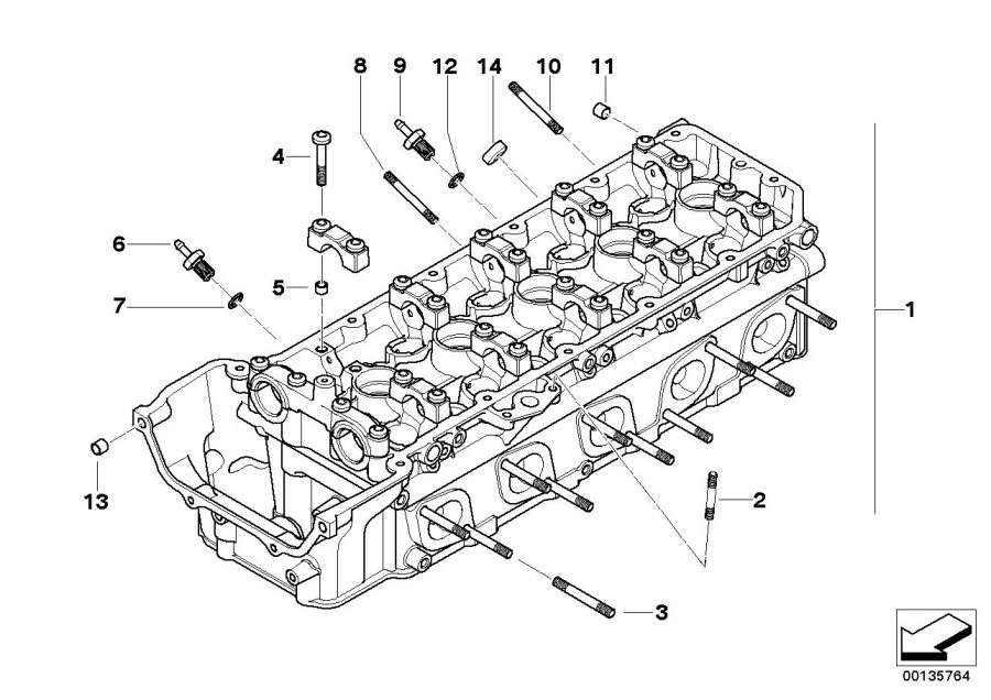 Diagram Cylinder Head for your BMW