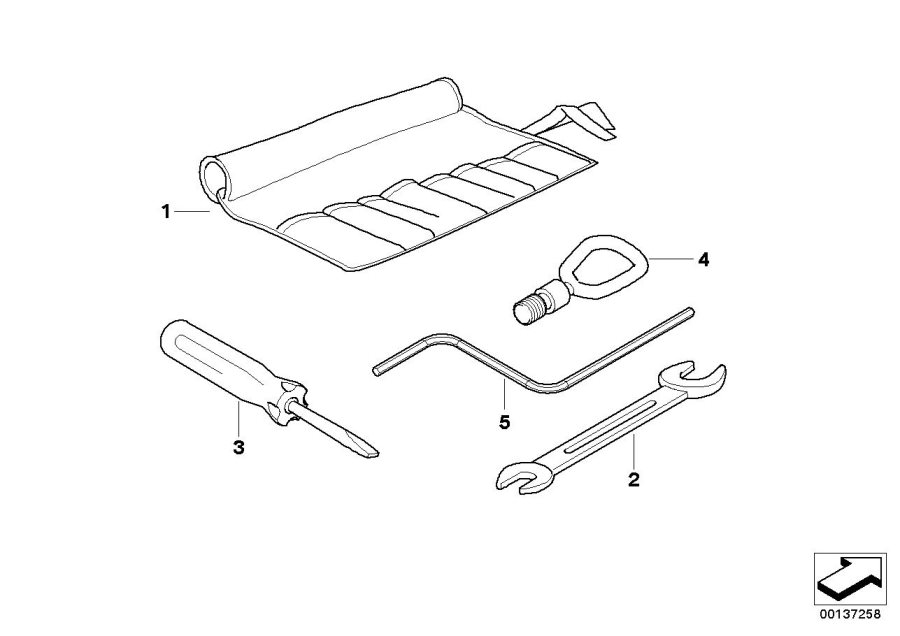 Diagram Car tool for your BMW