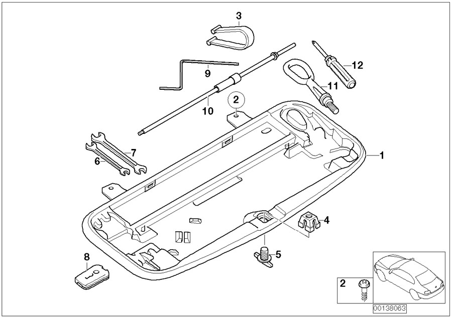 Diagram Car tool for your 2014 BMW 428iX   