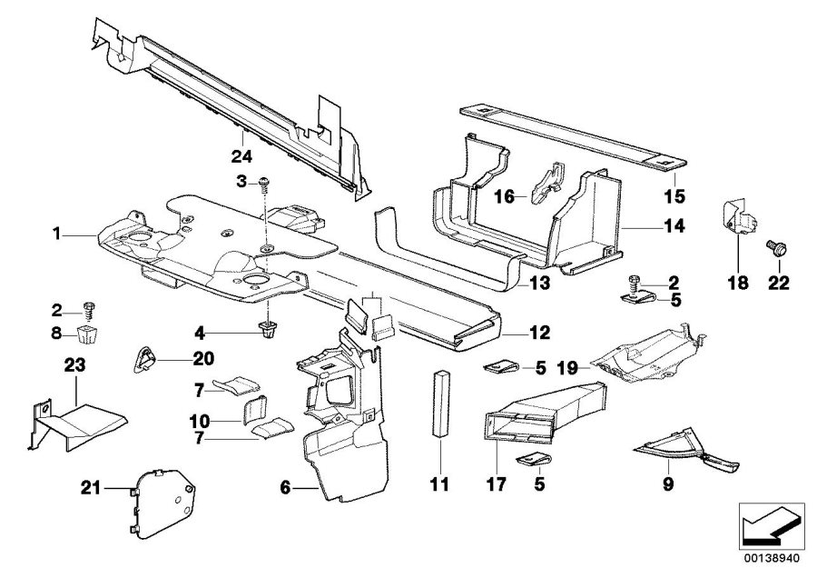 Diagram Air duct for your 2023 BMW X3  30eX 