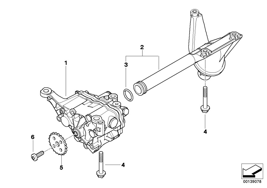 Diagram Lubrication SYSTEM/OIL pump for your BMW X2  