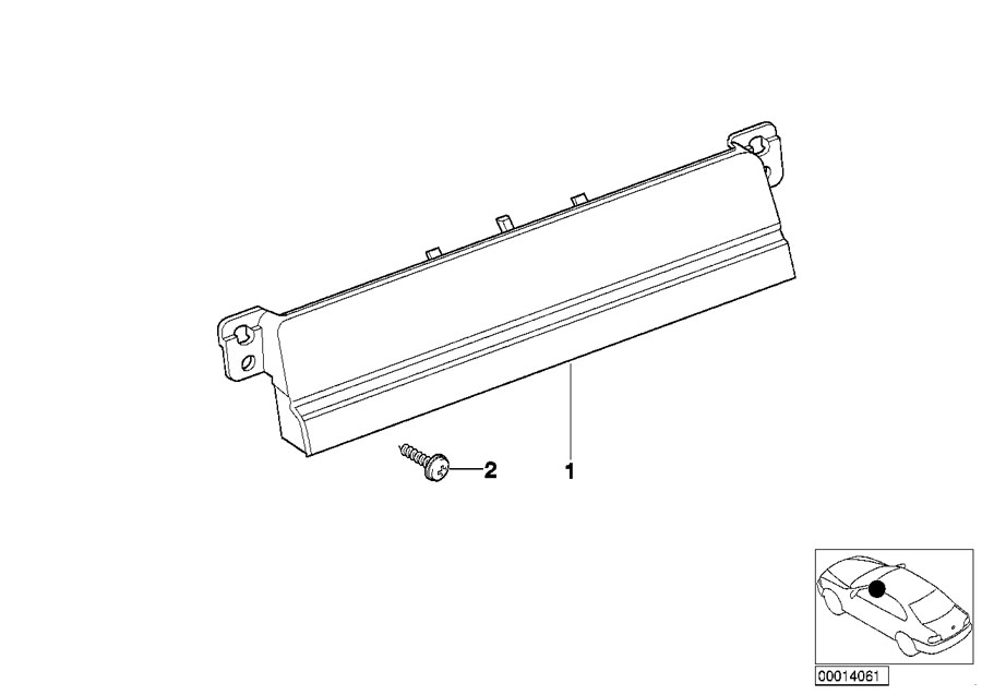 Diagram Radio blind plate for your 2023 BMW X3  30eX 