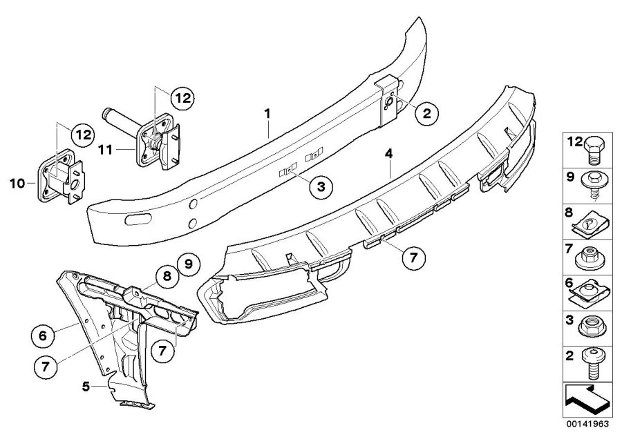 Diagram Carrier, rear for your BMW