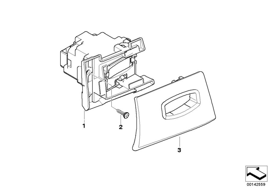 Diagram Ignition lock of remote control for your BMW