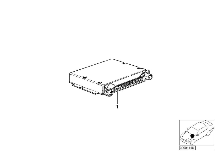 Diagram Programmed DME control unit for your BMW M6  