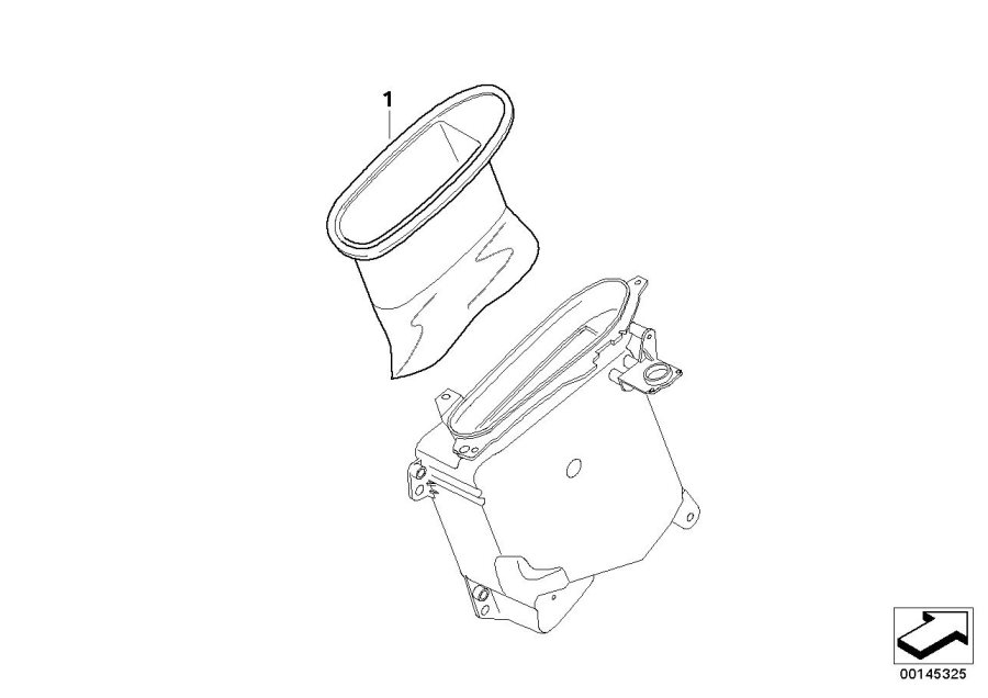 Diagram Radio partition insert for your 2007 BMW R1200RT   