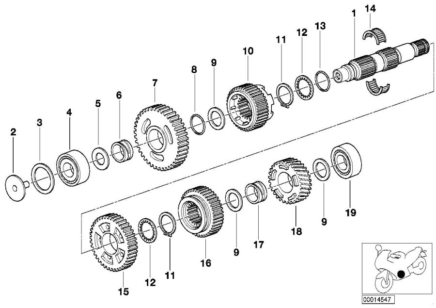 195-speed trans. output shaft M 93, M 94https://images.simplepart.com/images/parts/BMW/fullsize/14547.jpg