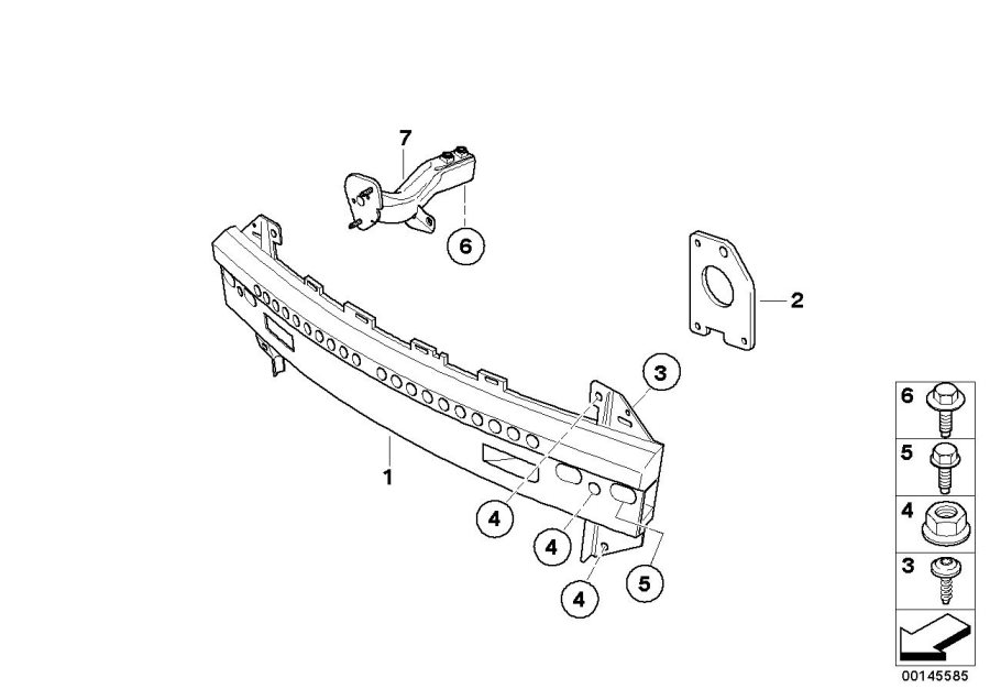 Diagram Carrier, front for your MINI