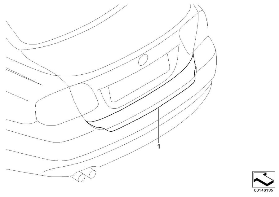 Diagram Load edge protector for your BMW