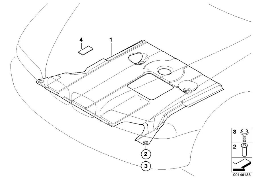 Diagram Front aggregate protective plate for your 1996 BMW
