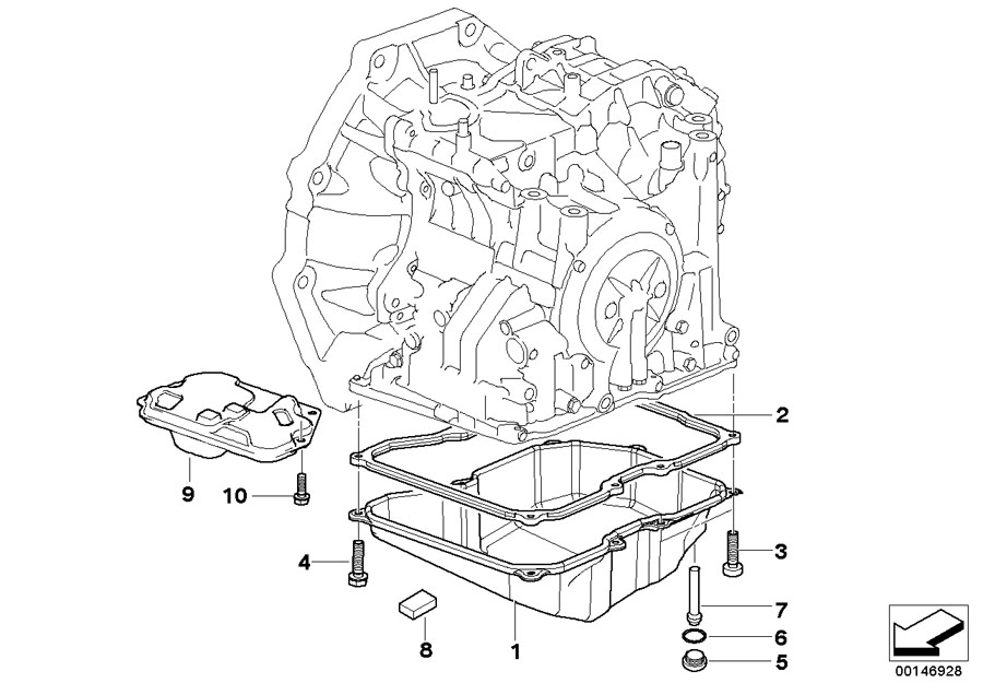 Diagram GA6F21WA - oil pan for your MINI