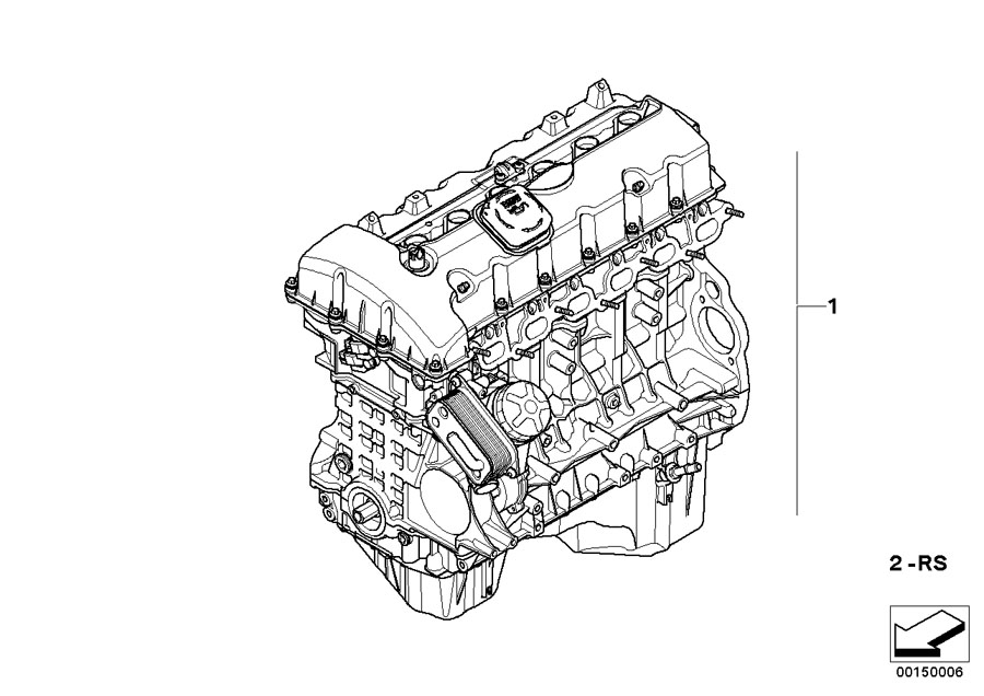 Diagram Short Engine for your 1996 BMW