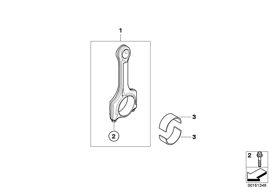 Diagram Crankshaft Connecting Rod for your MINI