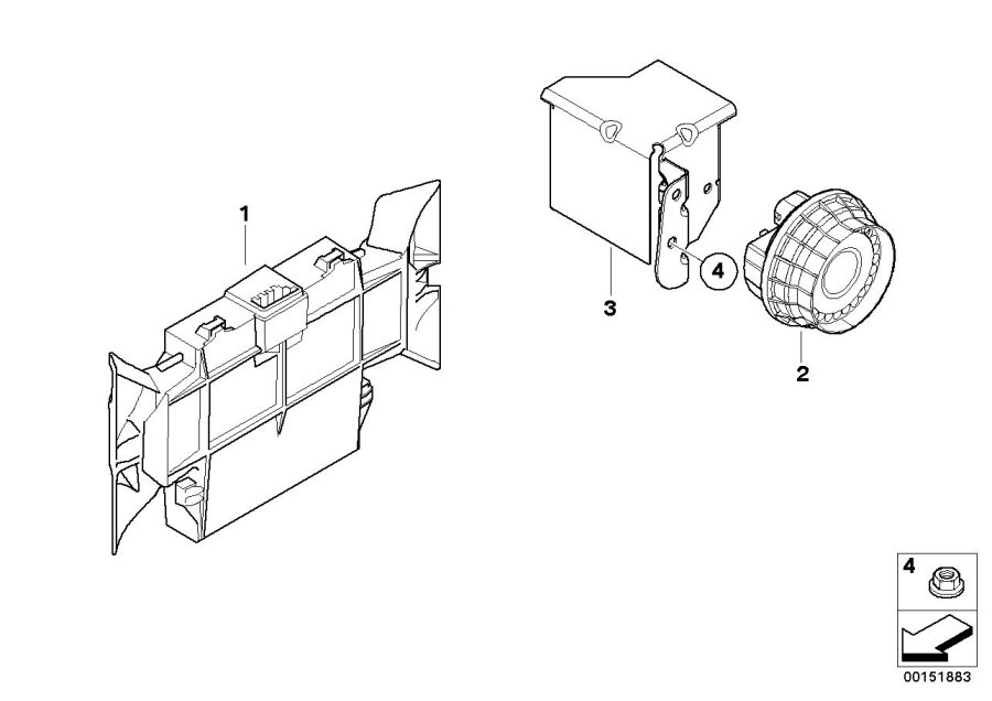 Diagram Alarm systems for your 1999 BMW 323Ci Coupe  