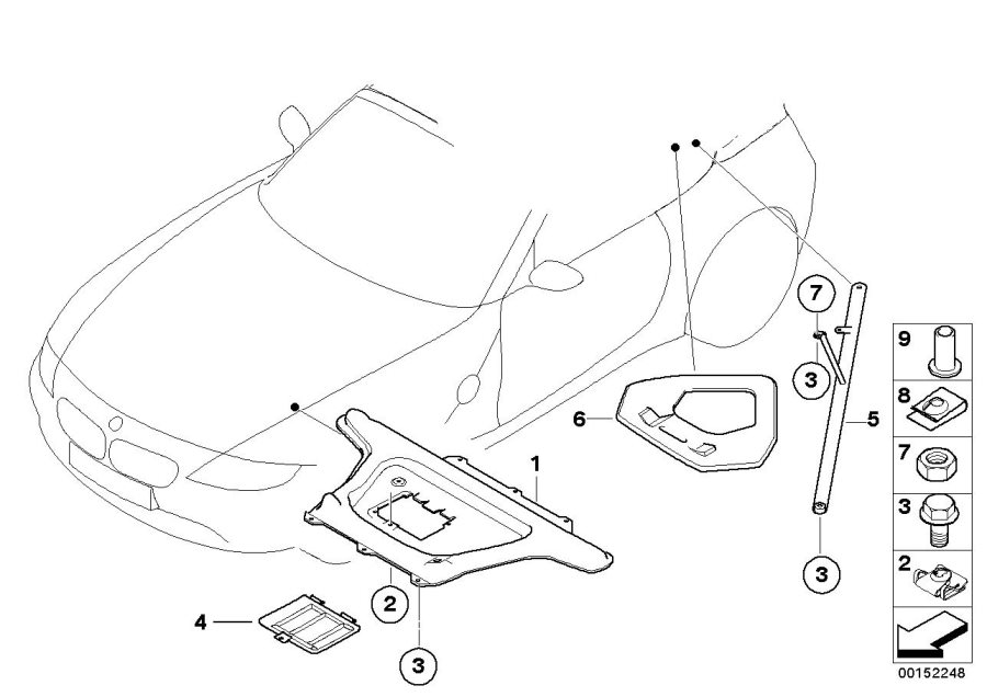 Diagram Reinforcement, body for your 2015 BMW M6   