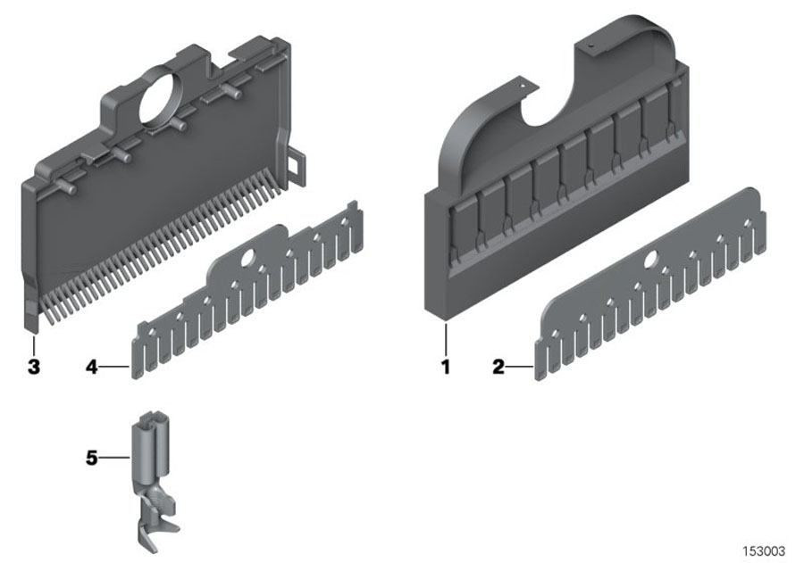 Diagram Comb type connector for your 2012 BMW M5   