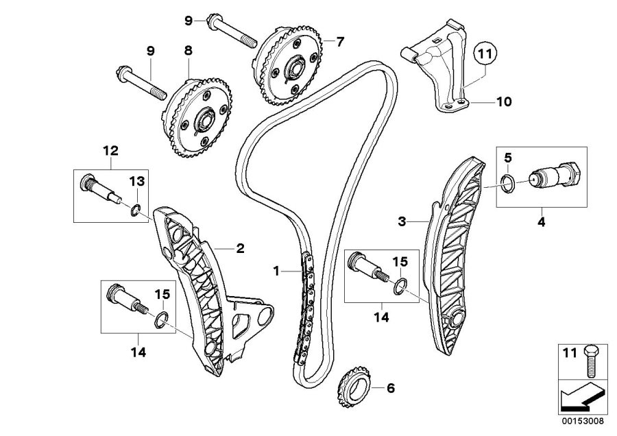 Diagram Timing and valve train-timing chain for your 2020 MINI Hardtop   