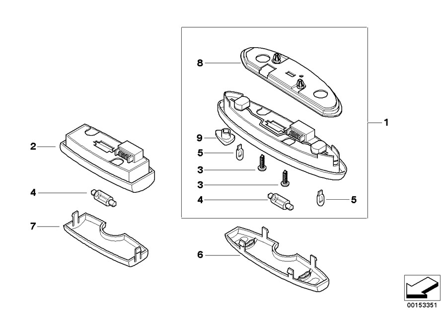 Diagram Various lamps for your MINI