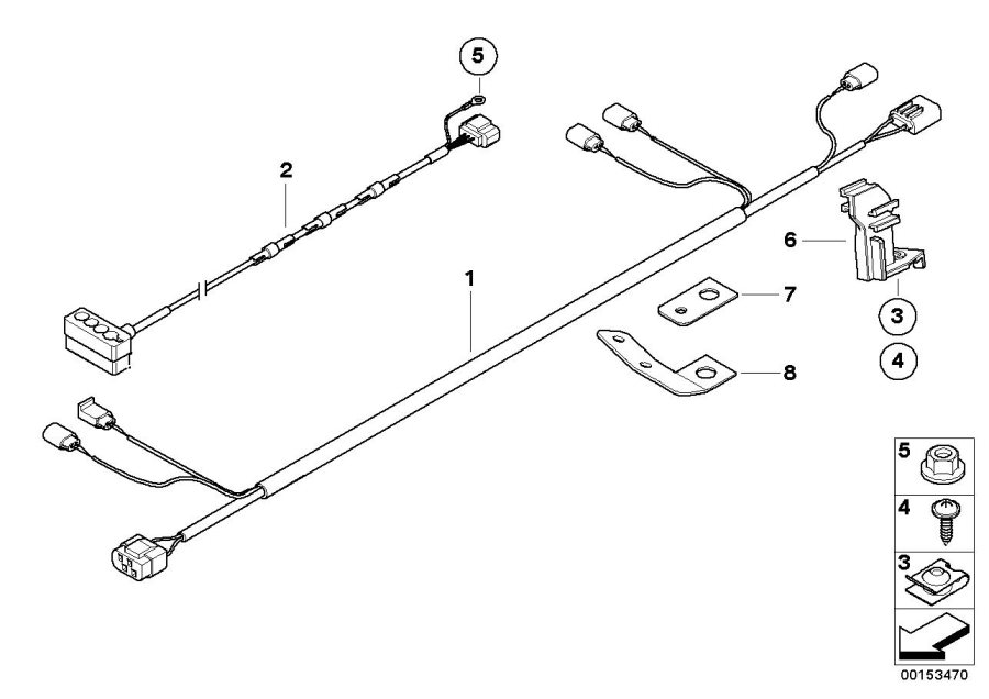 Diagram Wiring set active steering for your BMW 335is  