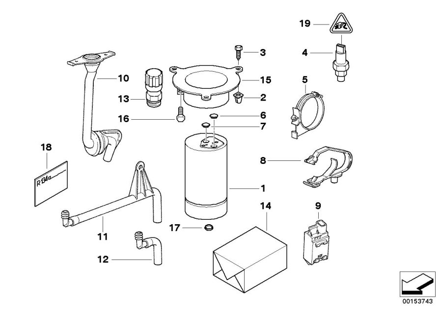 Diagram Drying CONTAINER/SMALL parts for your BMW