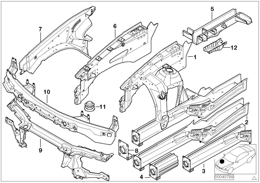 Diagram WHEELHOUSE/ENGINE support for your 2015 BMW M6   