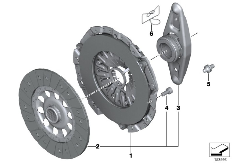 Diagram Clutch for your 2013 BMW