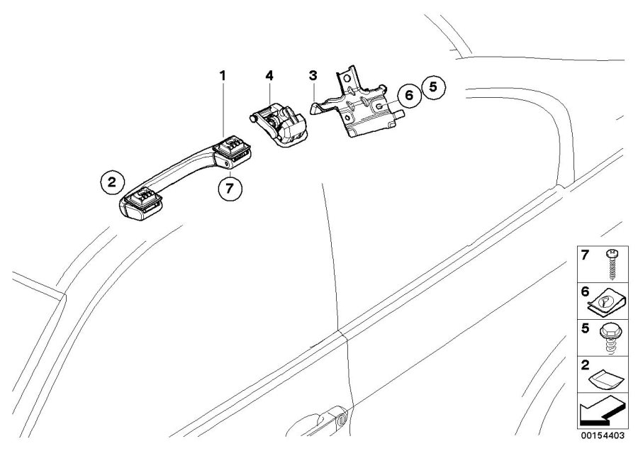 Diagram Handle for your 2014 BMW M6   