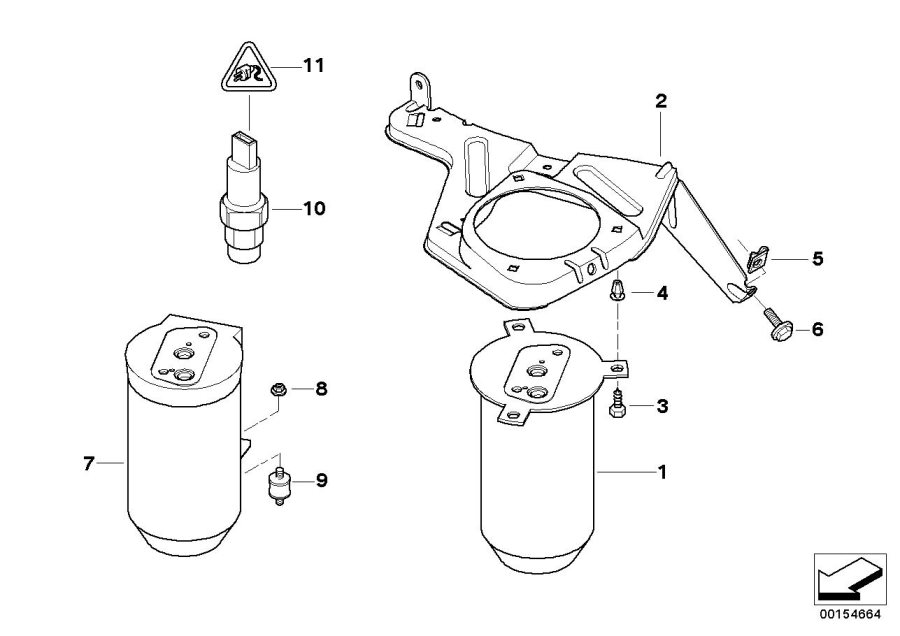 Diagram Drying container for your BMW