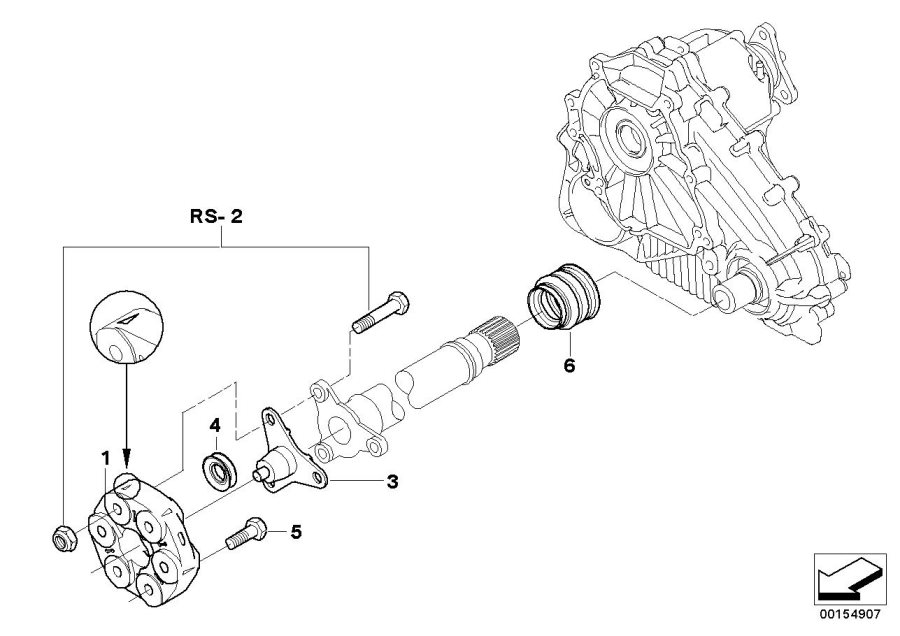 Diagram Drive shaft, front, single parts for your 2023 BMW X3  30eX 