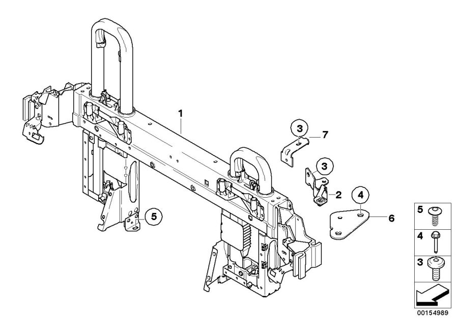 Diagram Rollover protection system for your BMW