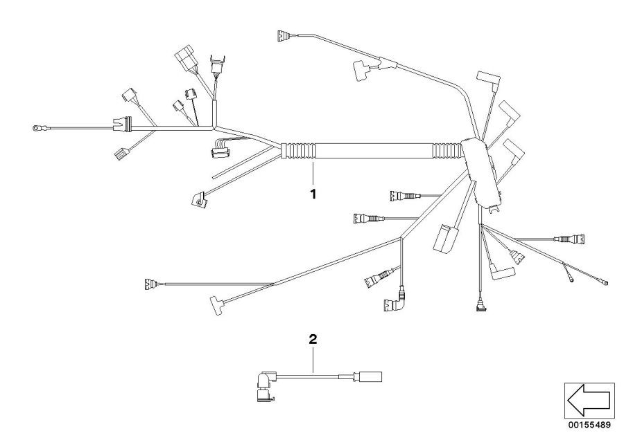 Diagram Engine wiring harness for your BMW