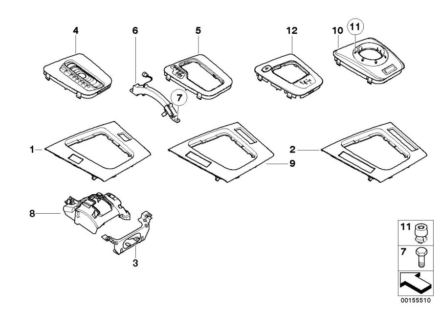 Diagram Storing partition cover for your 2023 BMW X3  30eX 