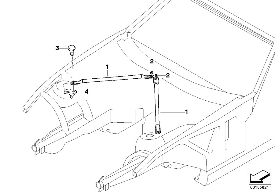 Diagram Strut brace for your BMW