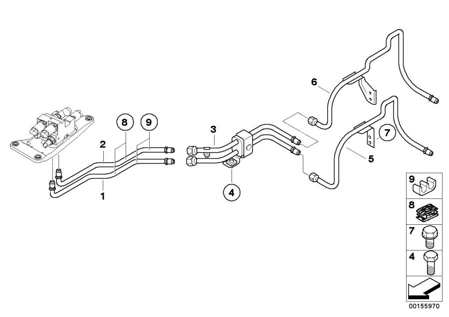 Diagram Add-on PARTS/DYNAMIC Drive for your 1999 BMW 323i   