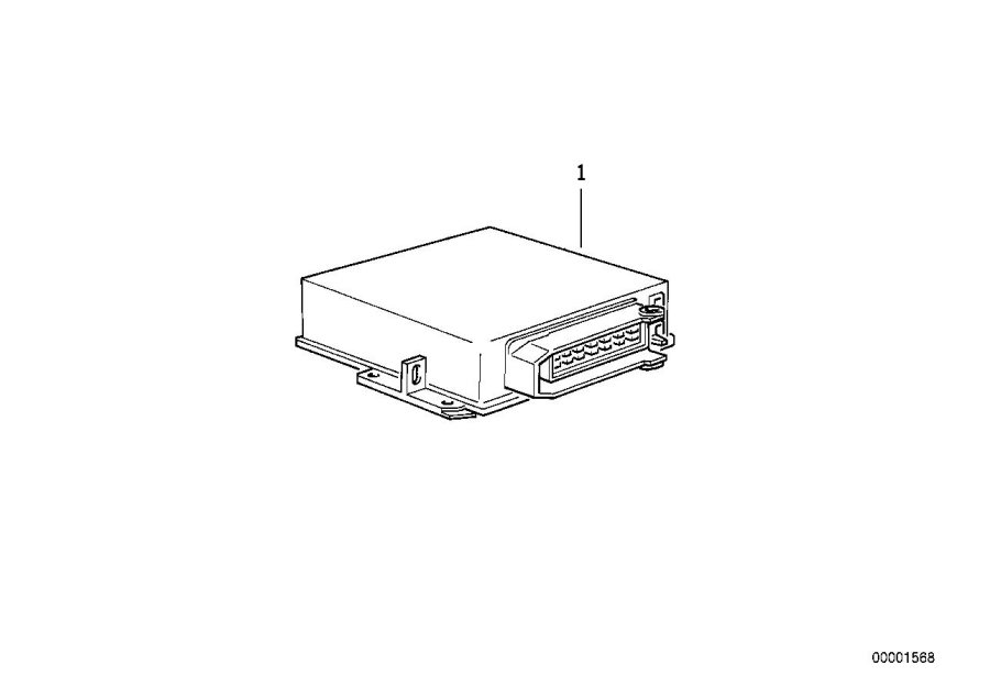 Full size assembly image of Coded dme control unit (1/1)