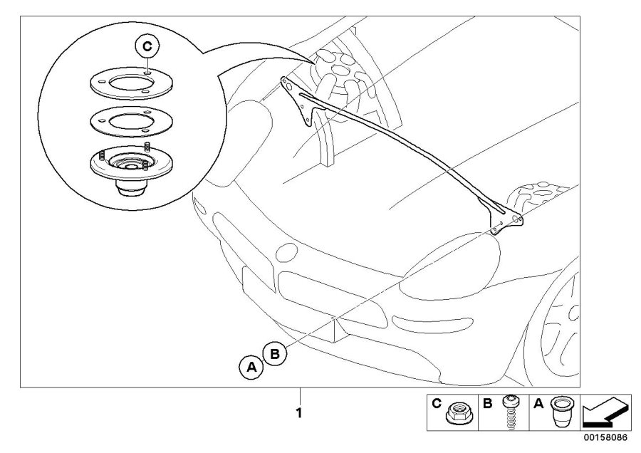 Diagram Performance Package for your 2018 BMW M6   