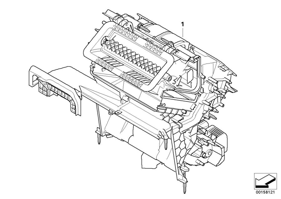 Diagram Spiral housing with flaps for your BMW