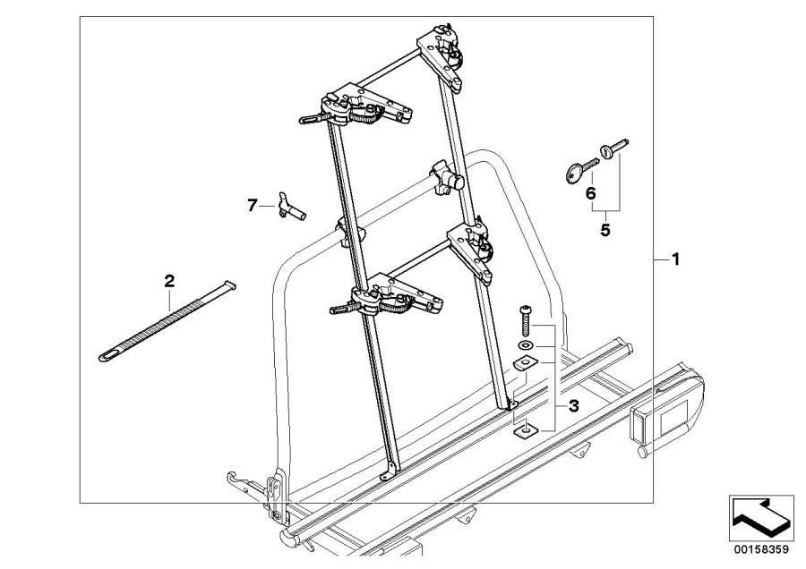 06Rear carrier ski/snowboard holderhttps://images.simplepart.com/images/parts/BMW/fullsize/158359.jpg