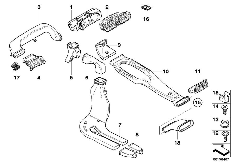 Diagram Air channel for your BMW