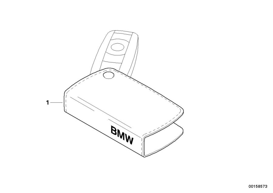 Diagram Key fob for your BMW