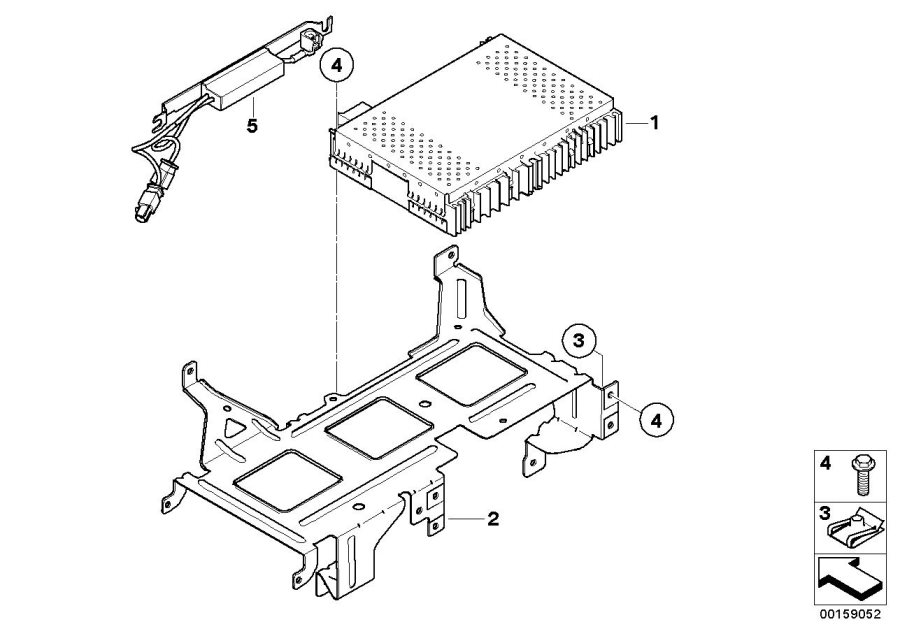 Diagram Iboc receiver MODULE/IBOC splitter for your BMW